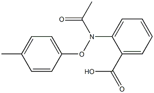 2-(4-Methylphenoxyacetylamino)benzoic acid 结构式