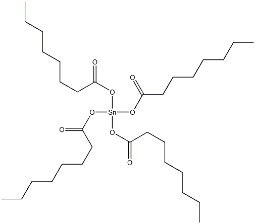 Tetrakis(octanoyloxy)stannane 结构式
