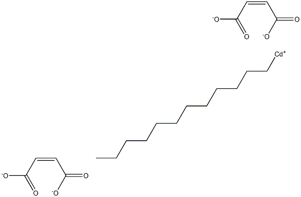 Bis(maleic acid 1-dodecyl)cadmium salt 结构式