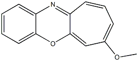 7-Methoxybenzo[b]cyclohept[e][1,4]oxazine 结构式