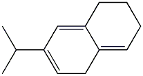 1,2,3,5-Tetrahydro-7-isopropylnaphthalene 结构式