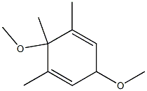 2,3,4-Trimethyl-3,6-dimethoxy-1,4-cyclohexadiene 结构式