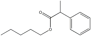 2-Phenylpropanoic acid pentyl ester 结构式