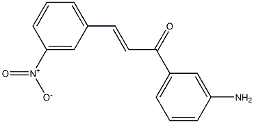 3'-Amino-3-nitro-trans-chalcone 结构式