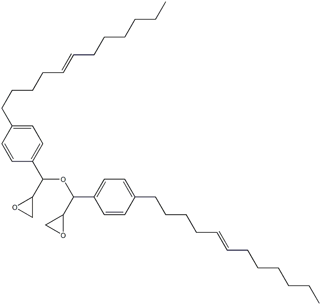 4-(5-Dodecenyl)phenylglycidyl ether 结构式