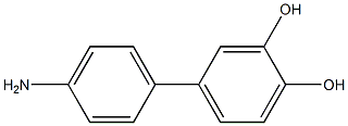 4-Aminobiphenyl-3',4'-diol 结构式