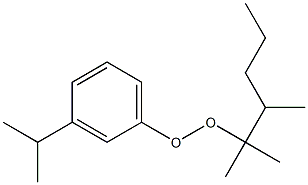 3-Isopropylphenyl 1,1,2-trimethylpentyl peroxide 结构式