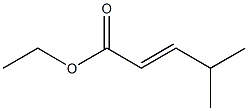 Ethyl 4-methyl-2-pentenoate 结构式