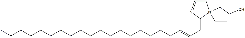 1-Ethyl-2-(2-henicosenyl)-1-(2-hydroxyethyl)-3-imidazoline-1-ium 结构式