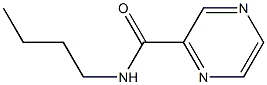 N-Butylpyrazine-2-carboxamide 结构式