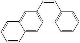 (Z)-1-Phenyl-2-(2-naphthyl)ethene 结构式