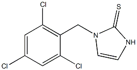 1-(2,4,6-Trichlorobenzyl)-1,3-dihydro-2H-imidazole-2-thione 结构式