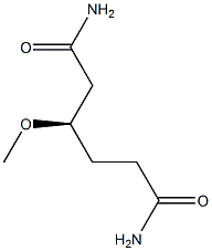 [R,(+)]-3-Methoxyhexanediamide 结构式