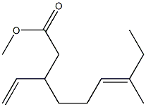 (4E)-1,5-Dimethyl-1-vinyl-4-heptenyl=acetate 结构式