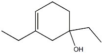 1,3-Diethyl-3-cyclohexen-1-ol 结构式