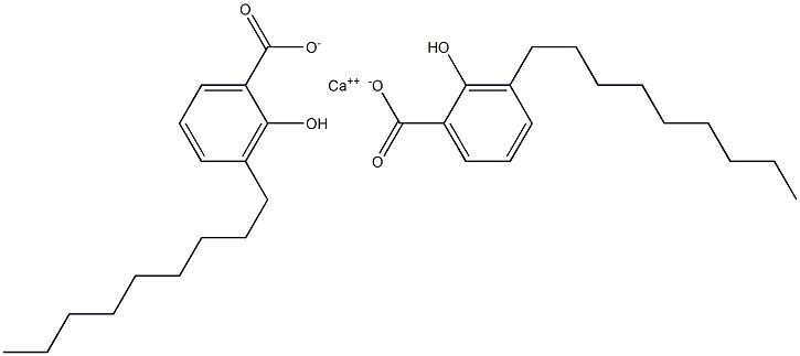 Bis(3-nonyl-2-hydroxybenzoic acid)calcium salt 结构式
