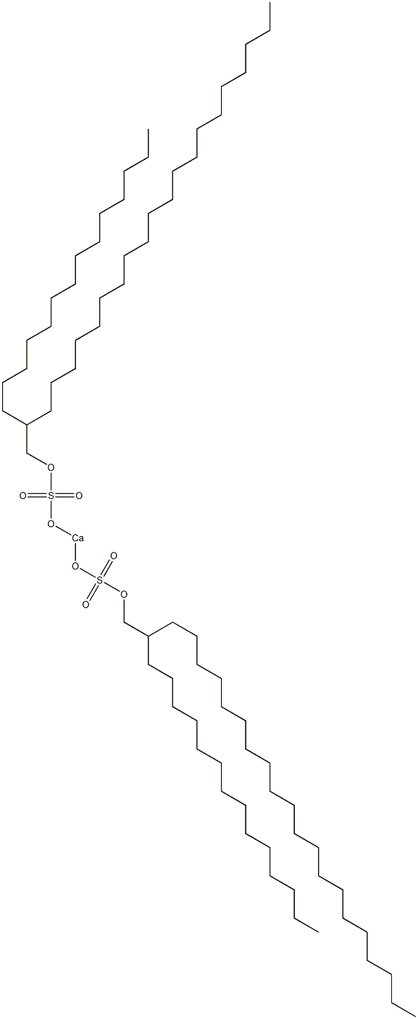 Bis(2-tetradecyldocosyloxysulfonyloxy)calcium 结构式
