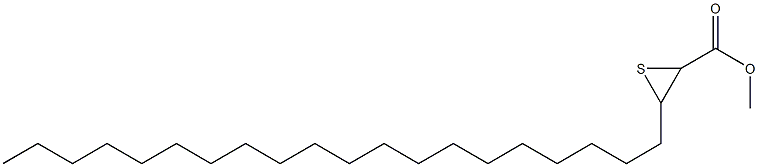 2,3-Epithiotricosanoic acid methyl ester 结构式