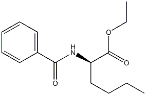 [R,(+)]-2-(Benzoylamino)hexanoic acid ethyl ester 结构式