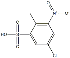 5-Chloro-2-methyl-3-nitrobenzenesulfonic acid 结构式