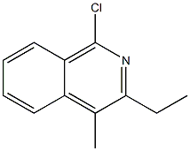 1-Chloro-3-ethyl-4-methylisoquinoline 结构式