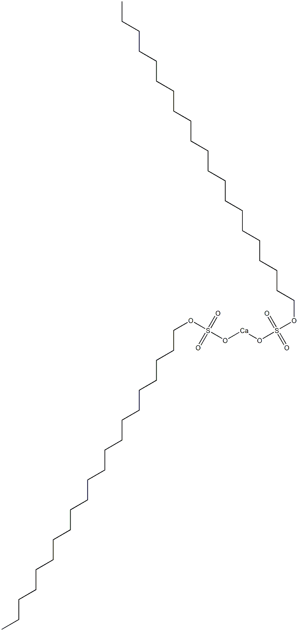 Bis(henicosyloxysulfonyloxy)calcium 结构式