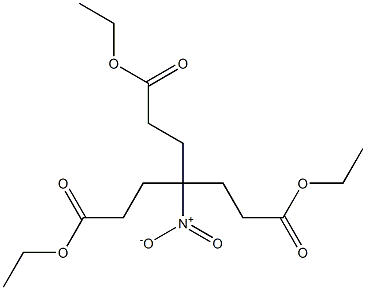 4-[2-(Ethoxycarbonyl)ethyl]-4-nitroheptanedioic acid diethyl ester 结构式