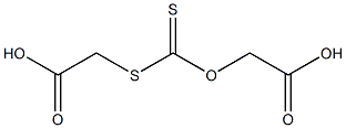 Dithiocarbonic acid O,S-bis(carboxymethyl) ester 结构式