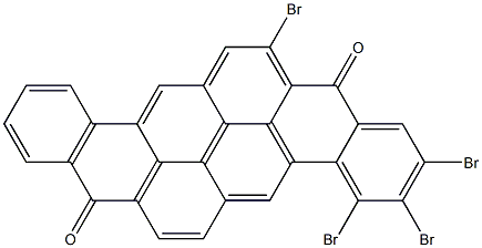 2,3,4,15-Tetrabromo-8,16-pyranthrenedione 结构式