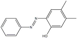 4,5-Dimethyl-2-(phenylazo)phenol 结构式