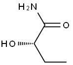 [S,(-)]-2-Hydroxybutyramide 结构式