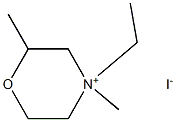 4-Ethyl-2,4-dimethylmorpholinium Iodide 结构式