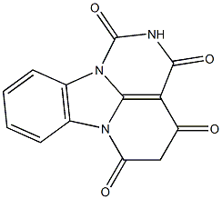 1H,6H-2,6a,10b-Triazafluoranthene-1,3,4,6(2H,5H)-tetrone 结构式