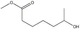 6-Hydroxyheptanoic acid methyl ester 结构式