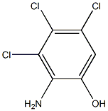 2-Amino-3,4,5-trichlorophenol 结构式