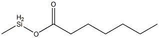 Heptanoic acid methylsilyl ester 结构式