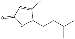 4-Methyl-5-(3-methylbutyl)furan-2(5H)-one 结构式