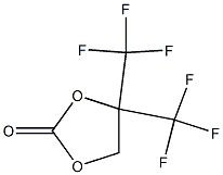 2-Oxo-4-(trifluoromethyl)-4-(trifluoromethyl)-1,3-dioxolane 结构式