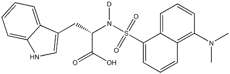 D,L-Dansyltryptophan 结构式