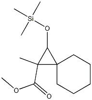 1-Methyl-2-(trimethylsiloxy)spiro[2.5]octane-1-carboxylic acid methyl ester 结构式