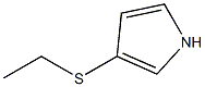 3-Ethylthio-1H-pyrrole 结构式