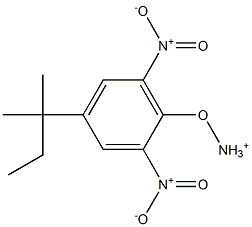 2,6-Dinitro-4-(tert-pentyl)phenyloxyaminium 结构式