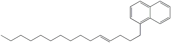 1-(4-Pentadecenyl)naphthalene 结构式