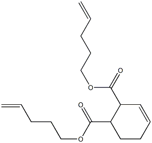 3-Cyclohexene-1,2-dicarboxylic acid bis(4-pentenyl) ester 结构式