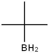 tert-Butylborane 结构式