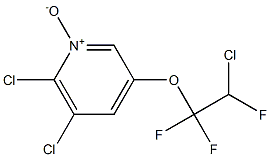 5,6-Dichloro-3-(2-chloro-1,1,2-trifluoroethoxy)pyridine 1-oxide 结构式