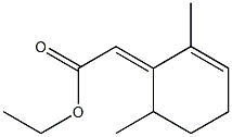 2,6-Dimethyl-2-cyclohexen-1-ylideneacetic acid ethyl ester 结构式
