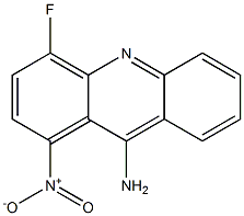 4-Fluoro-9-amino-1-nitroacridine 结构式