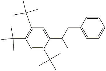 2-(2,4,5-Tri-tert-butylphenyl)-1-phenylpropane 结构式