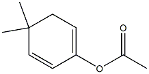 Acetic acid 5,5-dimethylcyclohexa-1,3-dien-2-yl ester 结构式